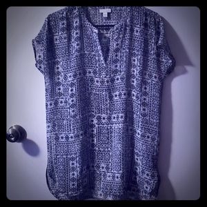 Sheer J.Jill top/cover up